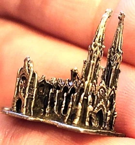 Ciondolo vintage in argento sterling CATTEDRALE DI SAN PATRIZIO per bracciale, 4,88 g! - Foto 1 di 3