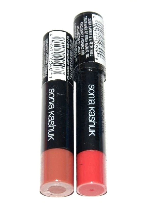 Лот из 2 запечатанных блестящих карандашей для губ Sonia Kashuk — выберите оттенок - Изображение 1 из 1