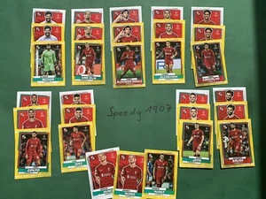 Topps Superstar 2023 all 30 Liverpool 23 Yellow Gelb Salah Darwin Gakpo Action - Picture 1 of 1