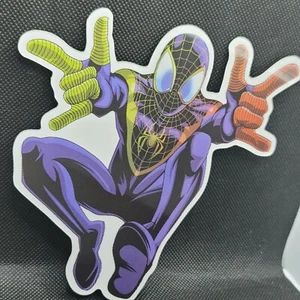 Spider-man Holographic Lenticular Sticker- Car, Laptop, Water Bottle Decal - Picture 1 of 7