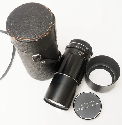 Bonita lente Asahi Pentax Super Takumar 200 mm f/4 m42 DSLR/sin espejo ¡ADAPTABLE! Foto 1 de 4