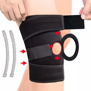 Breathable Knee Sleeve Anti-slip Sports Knee Support Pad for Running Workout Gym - Picture 1 of 12