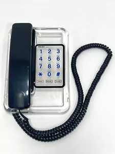 Telko Clearview 777 See Through Clear Telephone Acrylic Corded Touch Tone Panel - Zdjęcie 1 z 6