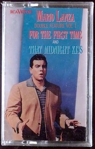 Mario Lanza-For the First Time & Midnight Kiss DOUBLE CASSETTE SEALED OOP - Picture 1 of 1