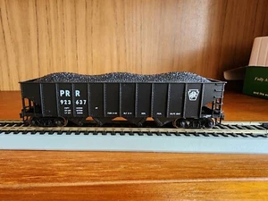 Bowser 42034 HO Scale H21a 4 bay Hopper PRR Block Keystone #923637 - Picture 1 of 4