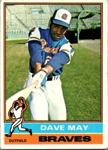 1976 Topps Baseball Card NM/MT # 281 Dave May - Picture 1 of 2