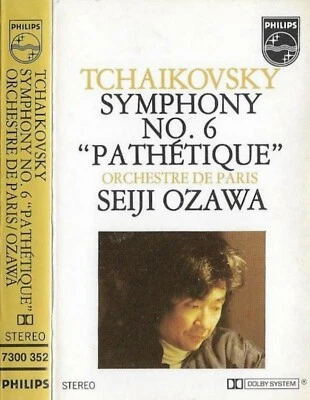 Tchaikovsky Symphony No.6 Pathetique CASSETTE ALBUM Seiji Ozawa Orch De Paris - Image 1 of 4