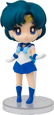BANDAI Figuarts mini Sailor Moon Sailor Mercury 90mm PVC Action Figure - Image 1 of 4