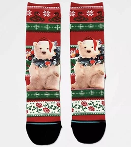 STANCE PIERRE POLAR KIDS SOCKS CREW HEIGHT EVERYDAY KIDS SIZE LARGE 2-5.5 NWT - Picture 1 of 3
