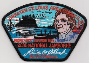 JSP - GREATER SAINT LOUIS AREA COUNCIL - 2005 NJ - LEWIS & CLARK BICENT -BLK BDR - Picture 1 of 1