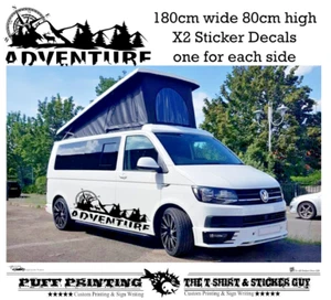 Berge LKW Vinyl Aufkleber Grafik Auto Seitenaufkleber Spaß Camper Offroad Van - Bild 1 von 2