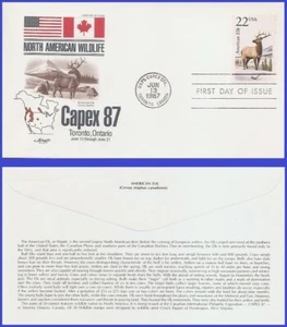 USA4 #2328 U/A ARTMASTER FDC American Elk - Bild 1 von 1