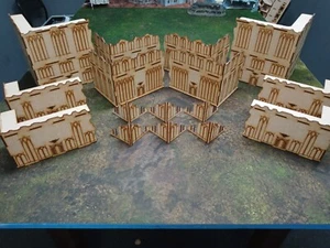 MDF Warhammer 40k New UKTC ITC Legal Tournament Ruined Buildings Terrain Wargame - Picture 1 of 13