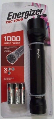 Linterna y baterías Energizer TAC 1000 aluminio 1000 lúmenes - 3 modos - envío combinado Foto 1 de 2