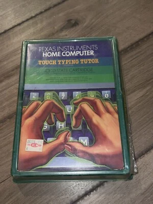 Touch Typing Tutor (TI-99/4a Texas Instruments Home Computer, 1982) BRAND NEW - Image 1 of 4