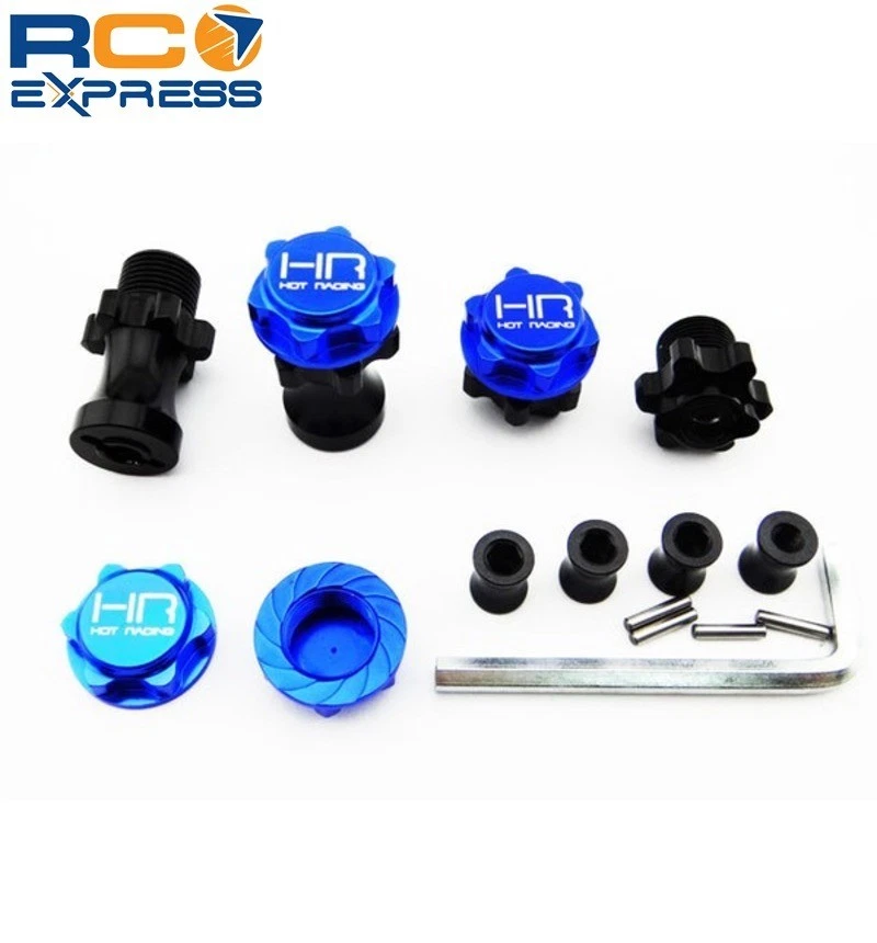 Hot Racing 17mm Serrated Nuts for Stock Wheel Axle Yeti YET17LN06