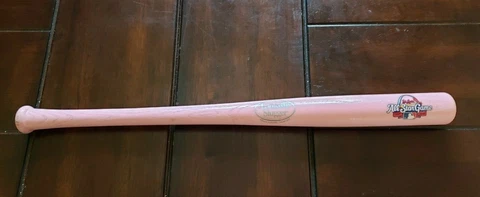 2009 MLB All Star Game Pink Mini Louisville Slugger Souvenir Bat Free Shipping Cover