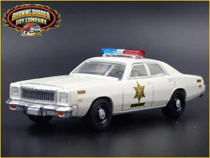 1977 PLYMOUTH FURY DUKES OF HAZZARD COUNTY SHERIFF 1:64 SCALE DIECAST MODEL CAR - Picture 1 of 8