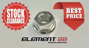 YAMAHA YZF-R3 2015-2024 TITANIUM REAR SPROCKET NUTS KIT 6 PACK - Picture 1 of 8