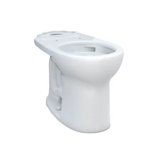 TOTO 21 Drake ADA Round Toilet Bowl Only with CeFiONtect, Cotton White - - Picture 1 of 1