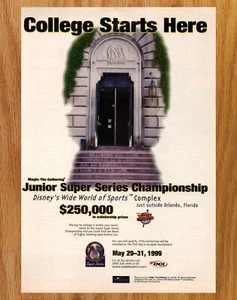 Junior Super Series Championship Disney - Video Game Print Ads Poster Art 1999 - Picture 1 of 3
