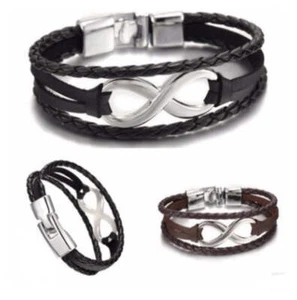 Bracciale in pelle figura fortunata 8 - Foto 1 di 4