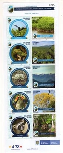 COLOMBIA, NATIONAL PARKS, # 11, COMPLETE SET, MNH - Picture 1 of 1