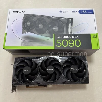 PNY Geforce RTX 5090  (No Core & VRAM) With Box -*Clearance* FOR PARTS - Image 1 of 4