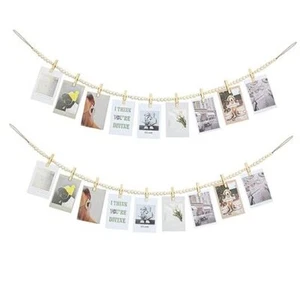Hanging Photo Display Wall DecorPCS Boho Wooden Bead Garland Collage Picture 2 - Picture 1 of 7