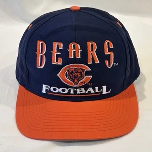 Cappello berretto snapback Chicago Bears logo arancione senza marchio NFL USATO IN OTTIME CONDIZIONI - Foto 1 di 7