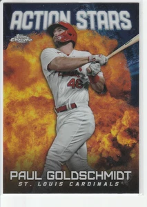 Paul Goldschmidt 2023 Topps Chrome Update Series Action Stars #ASC-22 Cardinals - Picture 1 of 2