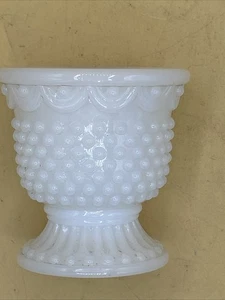 3.75” Avon Milk Glass Hobnail Fairy Light  - Picture 1 of 3