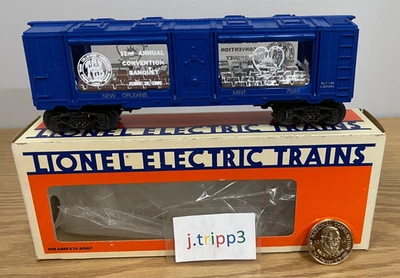 Lionel #7522 New Orleans TCA Overstamped Mint Car O Gauge Train Gold Coin 1986 - Image 1 of 4