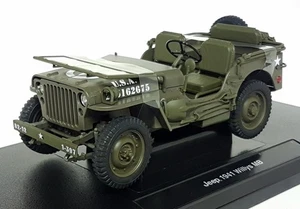 Welly 1/18 Scale Diecast 18055W - 1941 Jeep Willys MB Open top US Army - Picture 1 of 4