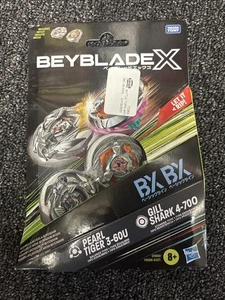 Beyblade X PEARL TIGER 3-60U, GILL SHARK 4-70O, Hasbro/Takara TOMY - Picture 1 of 3