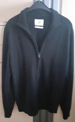Strickjacke Schwarz Reissverschluss  Gr. S - Bild 1 von 2