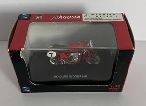 NewRay 1:32 Scale Due Cast MV Agusta 125 Corsa 1952 Model Motorcycle Red - Picture 1 of 9