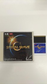 Media Ring Spiral Wave PC Engine Game Cartridge Used