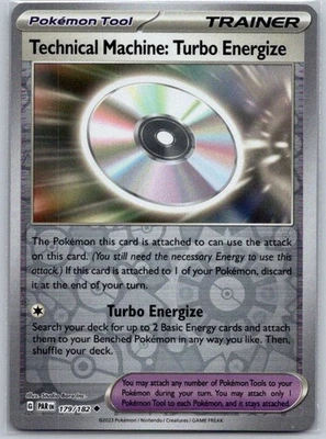 Technical Machine: Turbo Energize 179/182 Reverse Holo SV04: Paradox Rift NM - Image 1 of 2