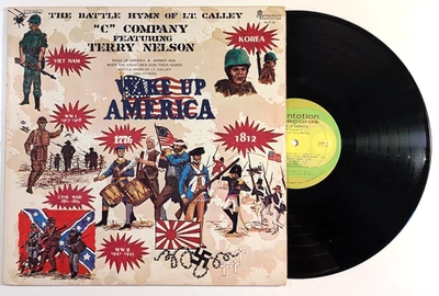 Wake Up America LP C Company 1971  VG++ Terry Nelson Vinyl Record Patriotic Foto 1 de 2