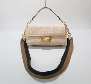 Fendi FF Jacquard Stoff Baguette Tasche 130792919 - Bild 1 von 10