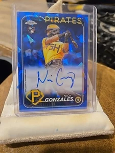 2024 Topps Chrome Sapphire Edition - Autographs Nick Gonzales #CSA-NG /199 - Picture 1 of 2