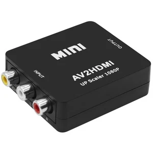 RCA to HDMI Converter Adapter AV 1080P For TV Audio Video Composite CVBS AV2HDMI - Picture 1 of 8