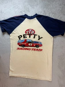 Camisa Vintage Años 70 STP Richard Petty Racing Team Talla M Hecha en EE. UU. Retro NASCAR - Imagen 1 de 14