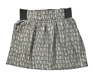 A Byer Skirt Womens Size L Gray Black Elastic Waist Pockets Lightweight Stretch - Picture 1 of 5