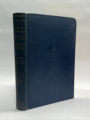 Introduction to American Government The National Government Frederic Ogg 1938 - Image 1 of 4