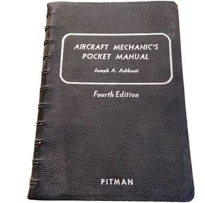 Aircraft Mechanics Pocket Manual 4th Edition Pitman JOSEPH Ashkouti 1950’s VTG - Picture 1 of 22