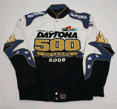 Vintage Daytona 500 JH Designs Mens Nascar Jacket Size XL 50 Year Anniversary - Image 1 of 4