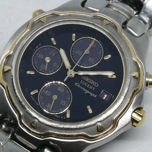Seiko SEIKO LUCENT Cronografo 005 Funzionante - Foto 1 di 20