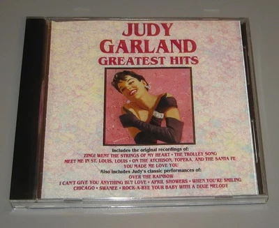 Judy Garland - Greatest Hits (CD, 1990, Curb Records) - Image 1 of 4